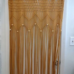 Bohemian Mustard Macrame Wall Hanging